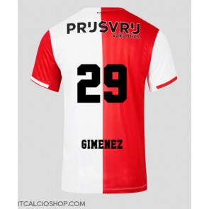 Feyenoord Santiago Gimenez #29 Prima Maglia 2023-24 Manica Corta